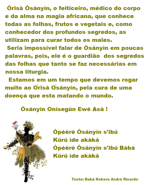 Osanyin, nosso Onisegun